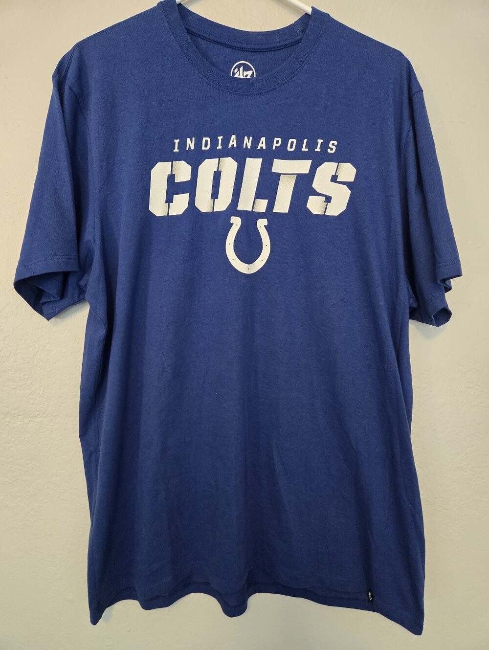 47 Indianapolis Colts Royal Blue Logo Tee Size XL - Picture 6 of 7